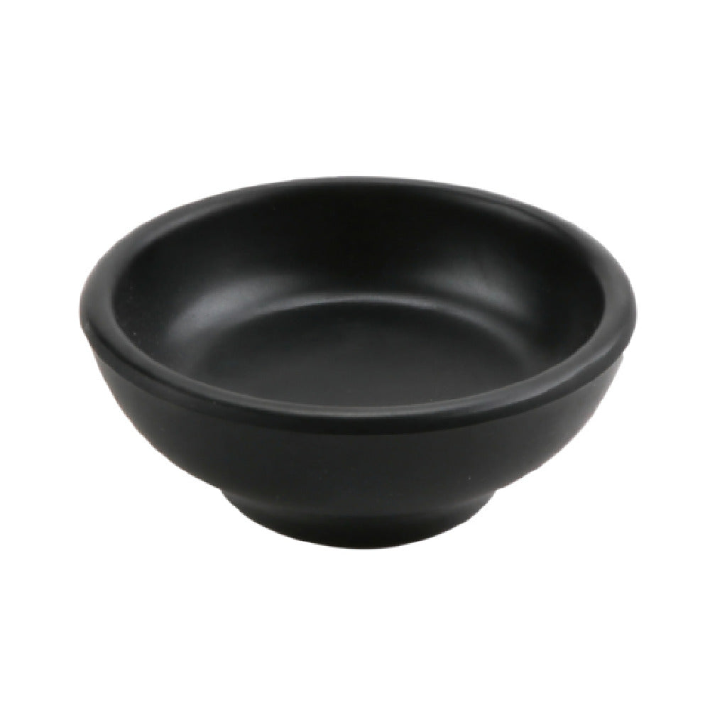 GET Enterprises SD-SS-BK Soy Sauce Dish 3" Diameter Melamine