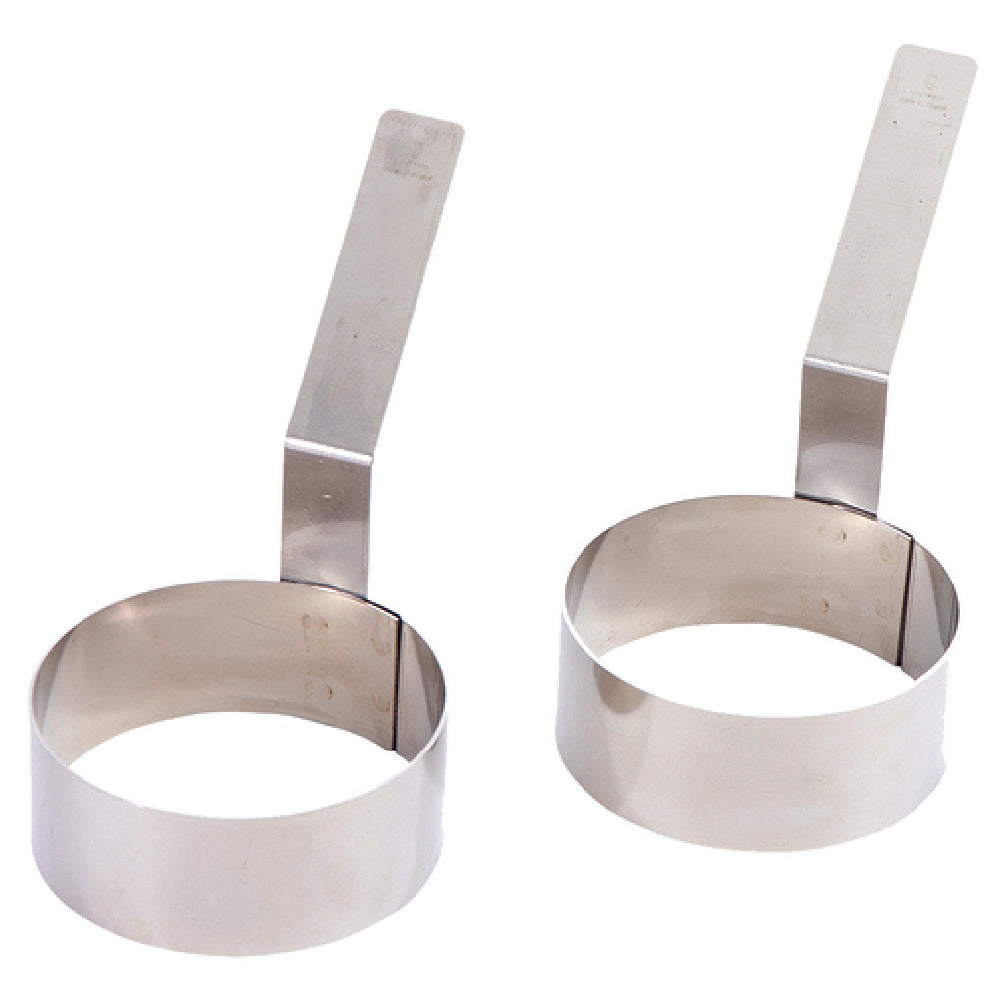 Matfer 215425 Egg Ring 3-1/3" Dia. X 5-1/2"H With Handle