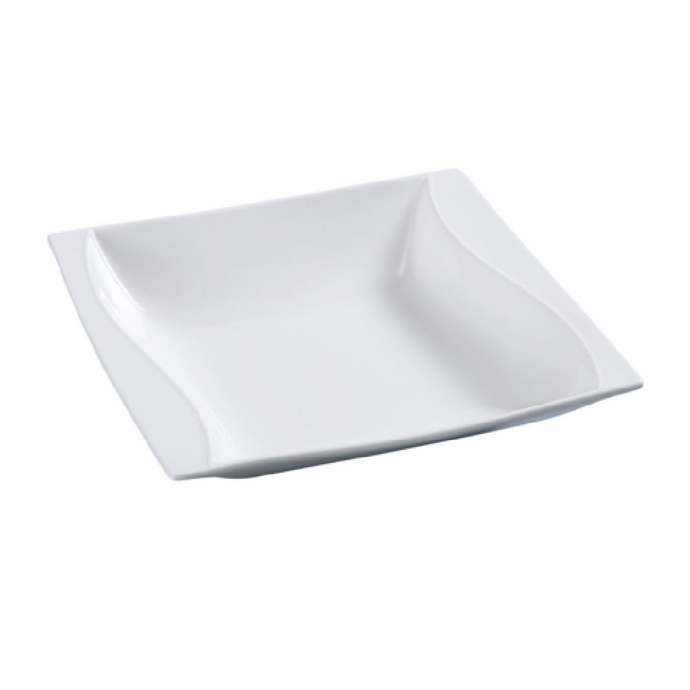 Yanco SW-304 Sea Wave Dessert Dish 2 Oz. 3-3/4"L X 3-3/4"W