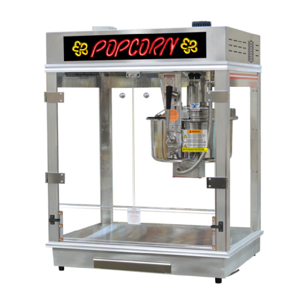 Gold Medal 2911-00-841 - Medallion 52 Oz. Popcorn Machine (36"), Pre-wired For Oil Dispense System (oil Pump Not Included)
