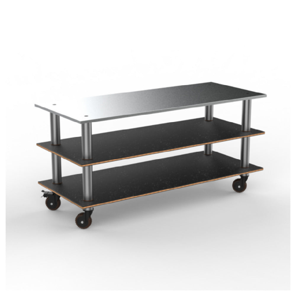 Steelite MGCMLA05MSXH - Modular Large Pro Unit Ss Top Marble Brushed Stainless Steel