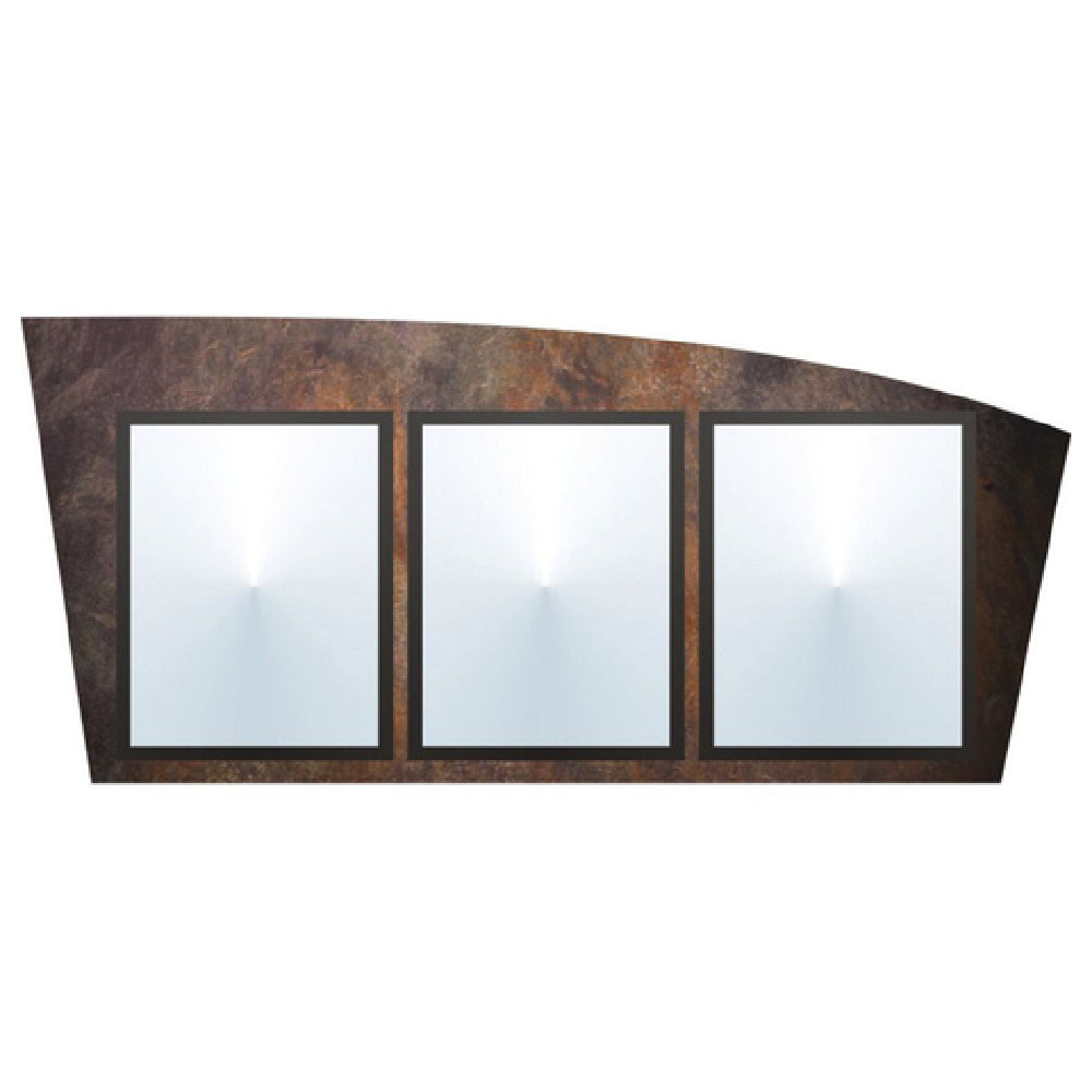 Hubert 79361 - Menu Board, 3-pocket, Wall-mount