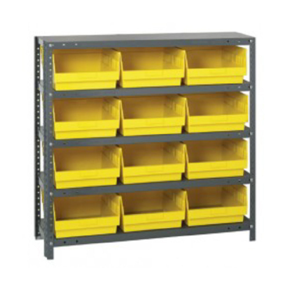 Quantum 1839-210_BLUE - Shelving Unit, 18"D X 36"L X 39"H, Heavy Duty