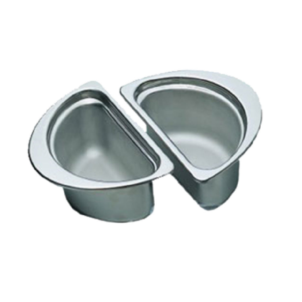 Bon Chef 5202 Food Pan 1/2 Oval 1-3/4 Qt. (56 Oz.) Capacity