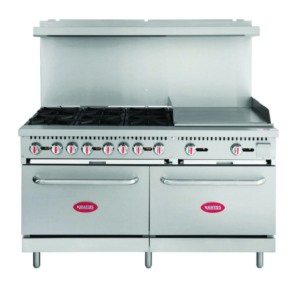 Hubert 29Y-046-LP - Kratos® Gas Range, 60"W X 32-3/5"D X 60-2/5"H, Natural Gas