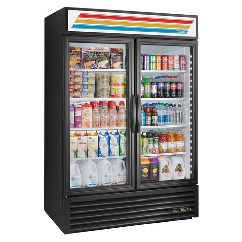 True Refrigeration GDM-49-HC~TSL01_WH Refrigerated Merchandiser Two-section