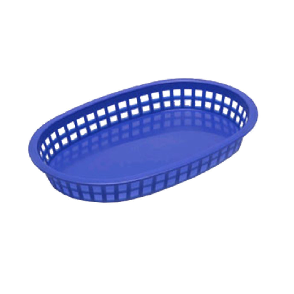 TableCraft Products 1076BL - Chicago Platter Basket, 10-1/2" X 7-1/4" X 1-1/2", Oval