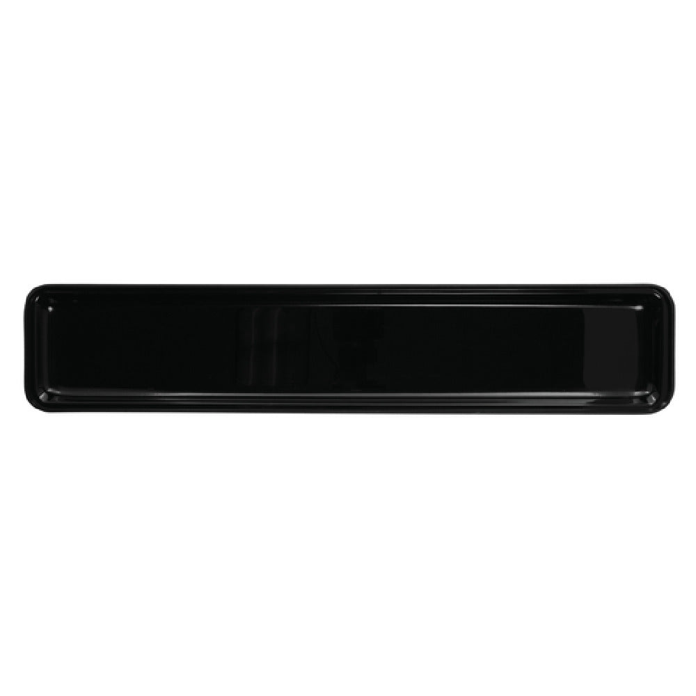 Hubert 57760 - HUBERT® Black Acrylic Food Pan - 30"L X 6"W X 1"D