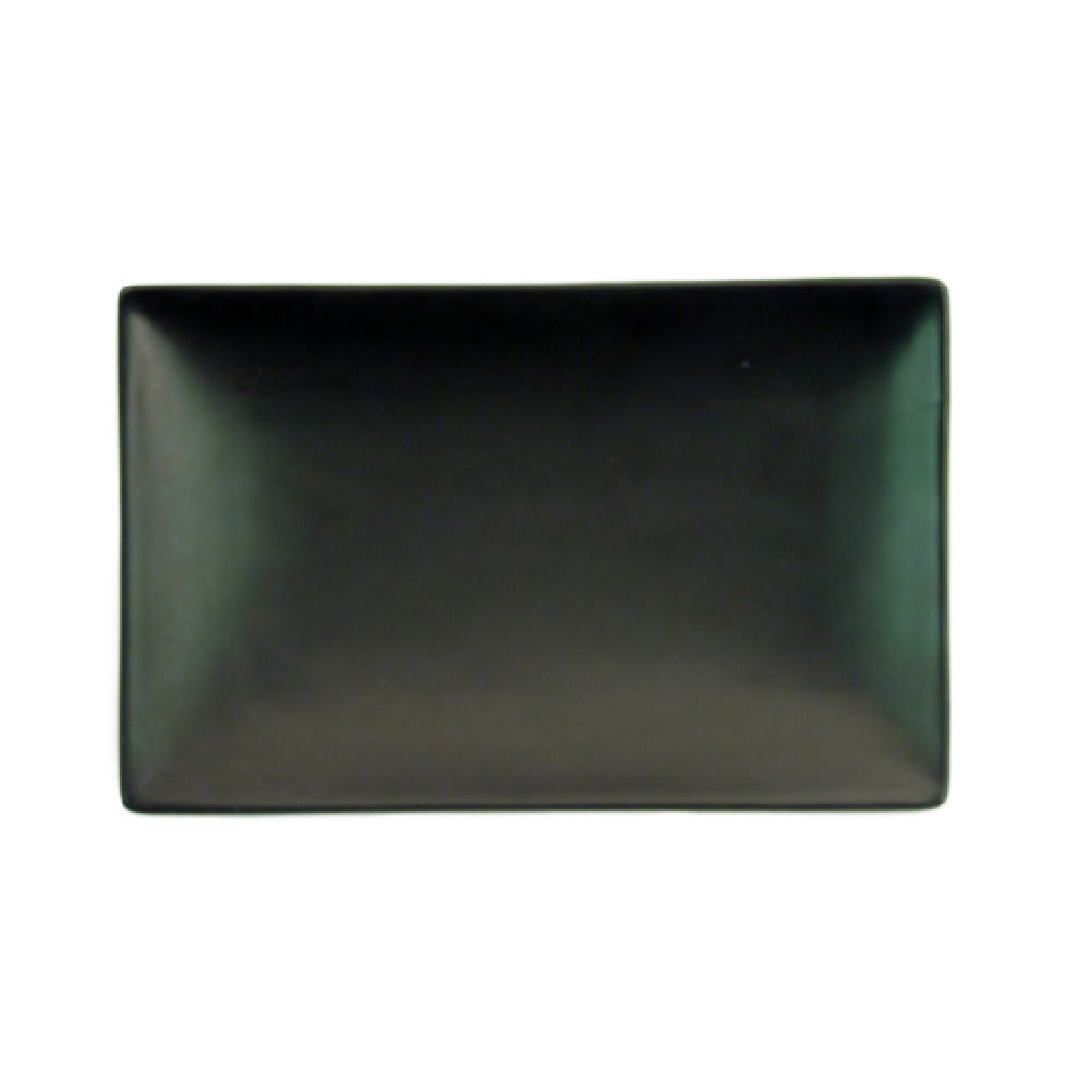 CAC China 666-33-BLK Japanese Style Platter 5"L X 3-1/2"W X 1"H Rectangular