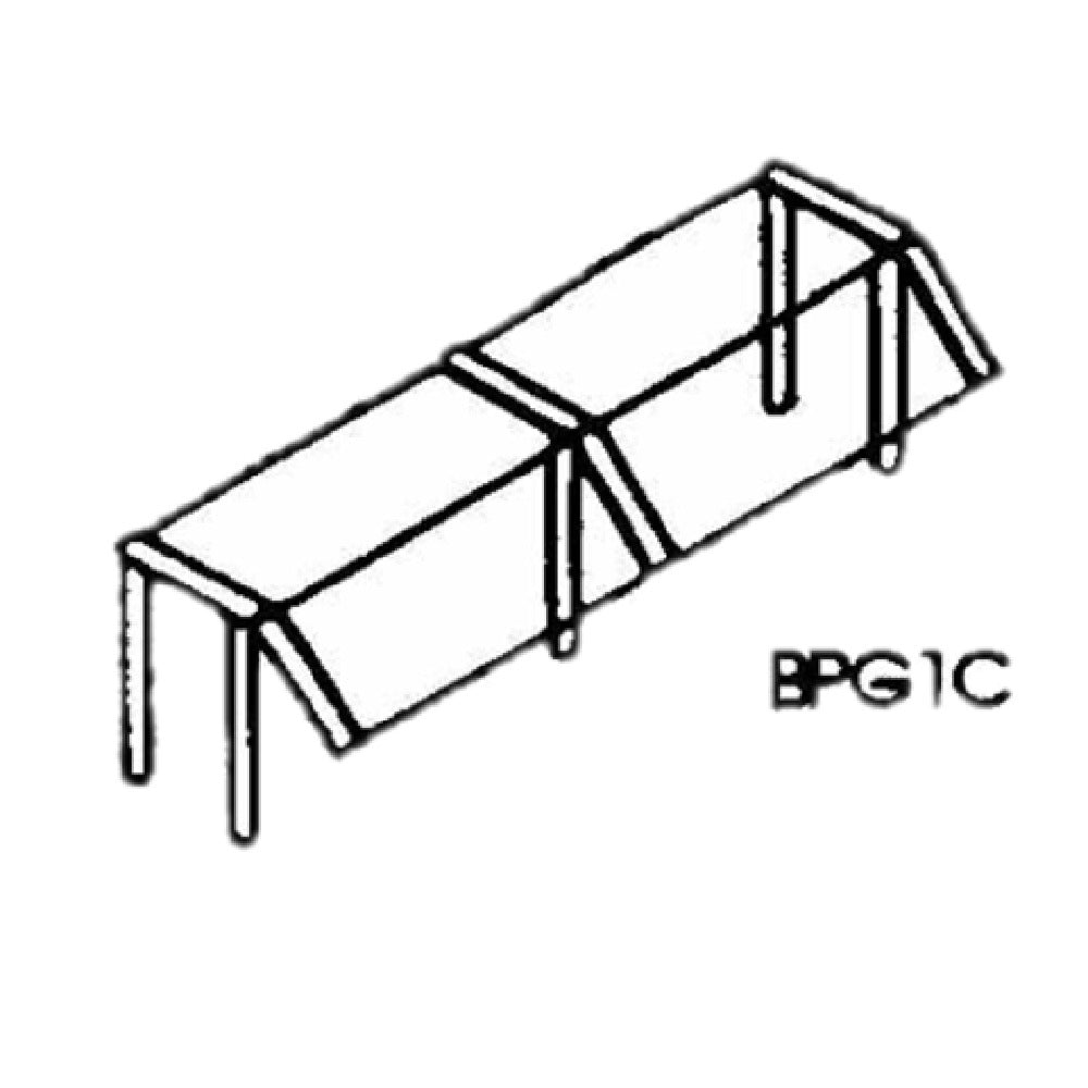 Piper Products BPG1C-46 - Classic Single-sided Protector Guard (Buffet Style) For Elite System
