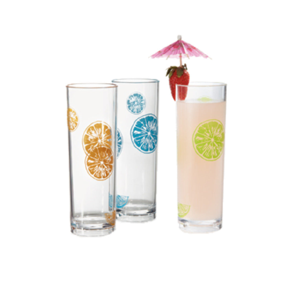 GET Enterprises H-14-1-SAN-SE Tom Collins 14 Oz. (14 Oz. Rim Full) 2-1/2" Dia. X 7"H