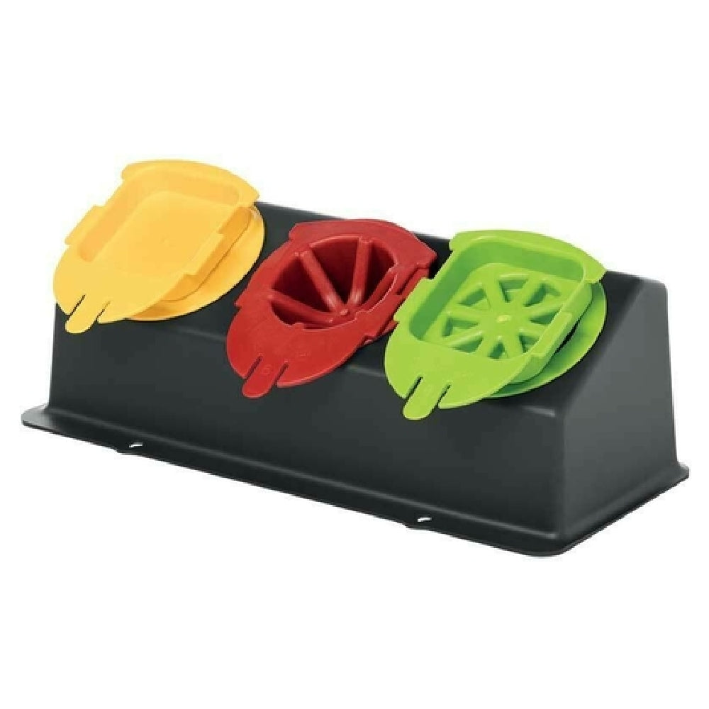 Matfer 215690 Prep Chef Blade Block Storage Shelf 18-3/4"L X 8-1/6"W X 6"H (3) Blade Block Capacity