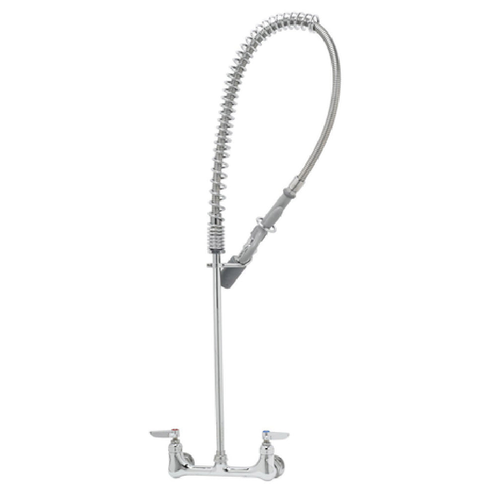 T&S Brass B-0133-J EasyInstall Pre-Rinse Unit 8" Wall Mount Lever Handles