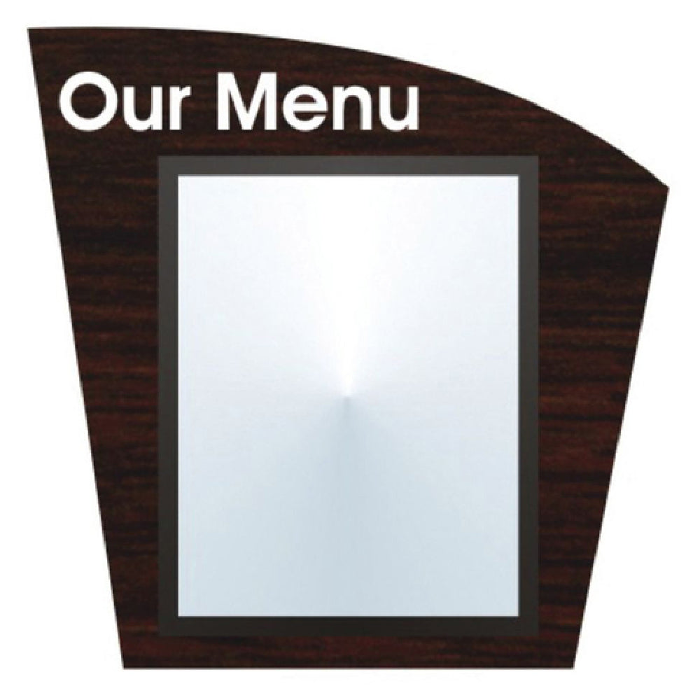 Hubert 64029 - Menu Board, 1-pocket, Wall-mount