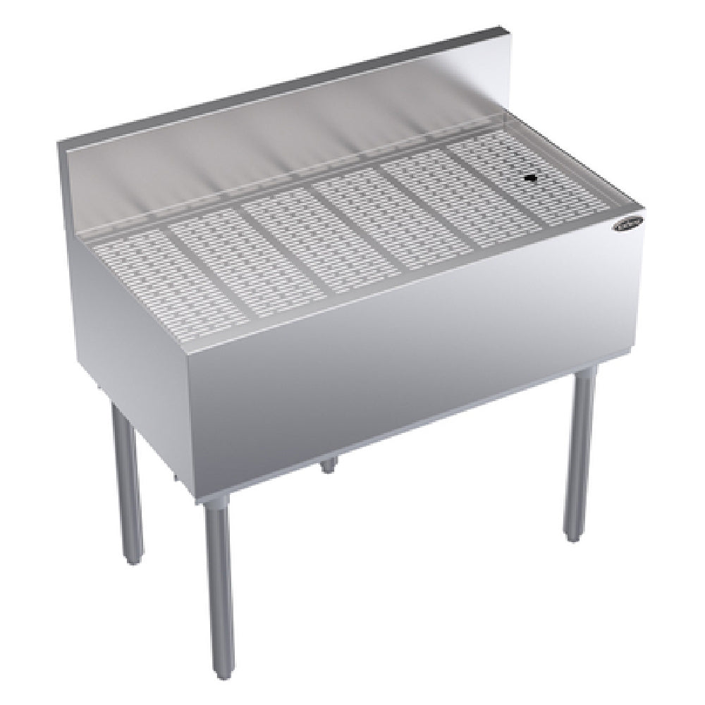 Krowne KR19-GS36 Royal Series Underbar Drainboard Free Standing 36"W X 19"D