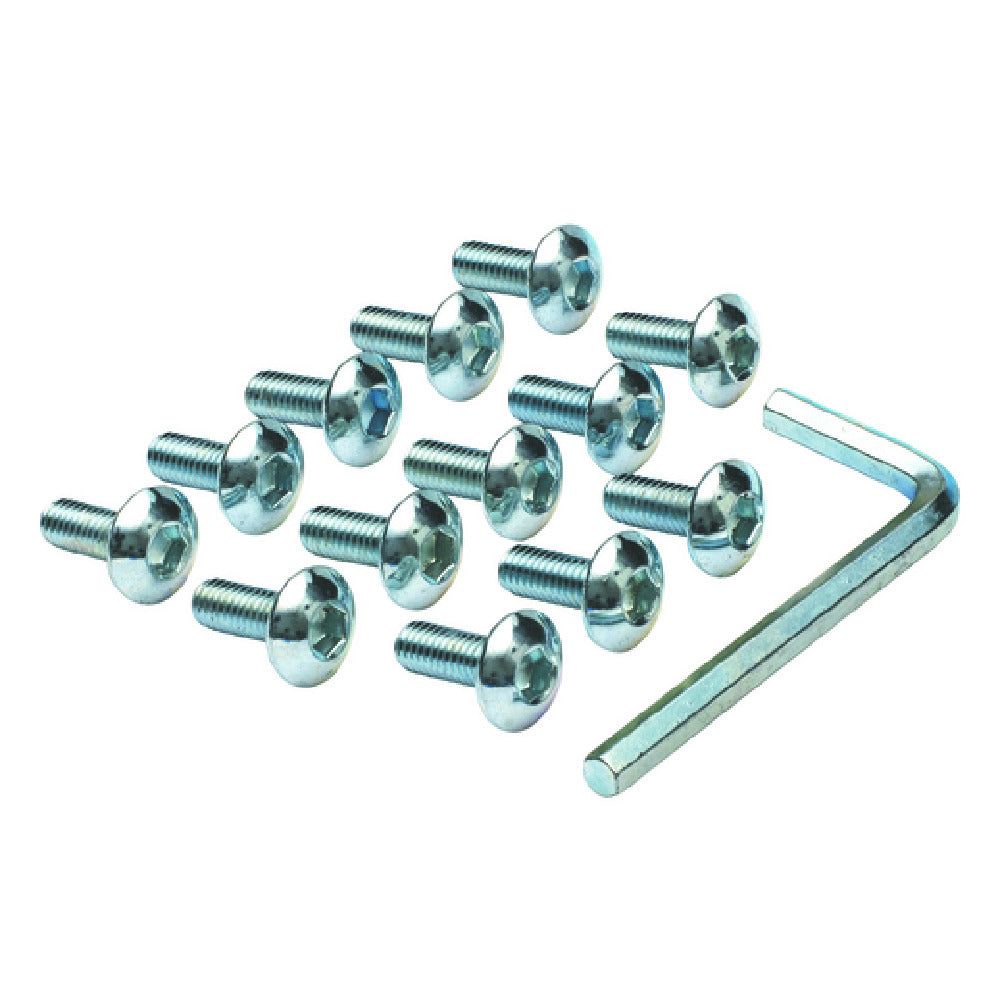 Hubert 77224 - Kratos Hardware Kit, Stainless Steel, For Outdoor Steel Tables