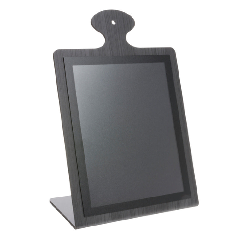 Hubert 28023 - Expressly HUBERT® Dark Ash Countertop Cutting Board 1 Pocket Menu Board - 11"L X 6 1/8"W X 16 3/4"H