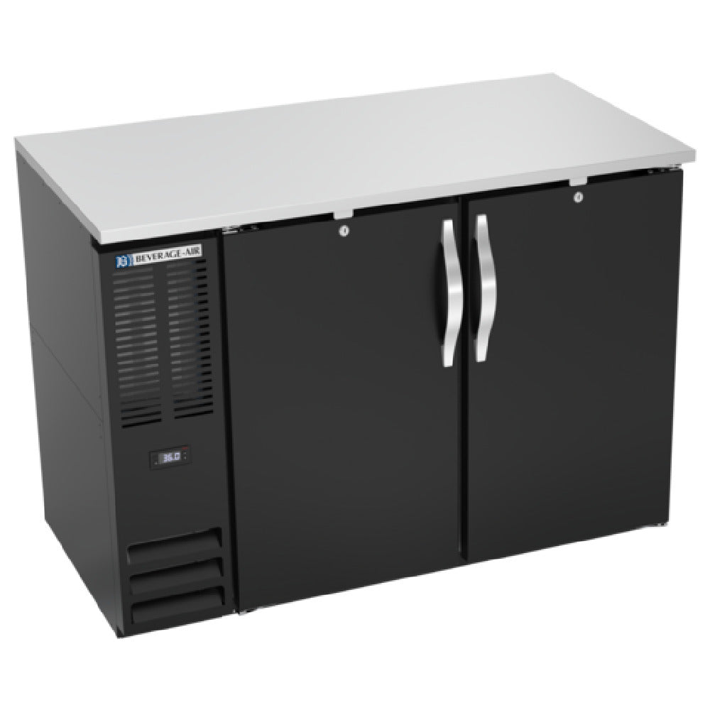 Beverage Air BBN48HC-F-B - Refrigerated Food Rated Back Bar Storage Cabinet, Two-section
