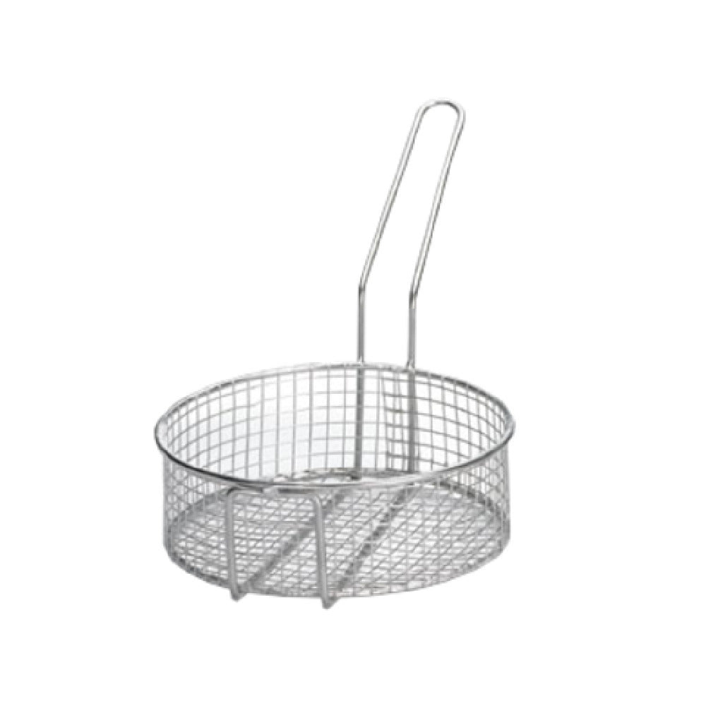 TableCraft Products 988 - Cooking Basket, 10-1/2" Dia. X 3-1/2"H, Round