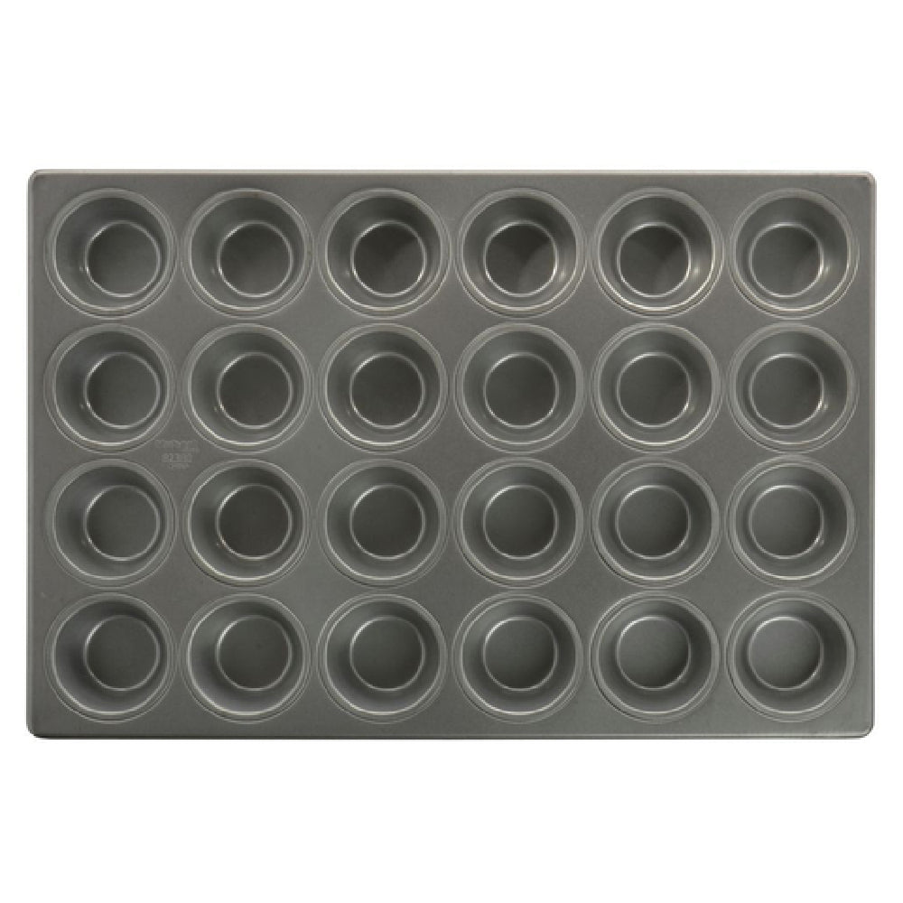 Hubert 82380 - Muffin Pan, Holds (24) 3-4/5 Oz. Muffins (4 Rows Of 6), 20-11/16" X 14-1/16" X 1-3/8"H