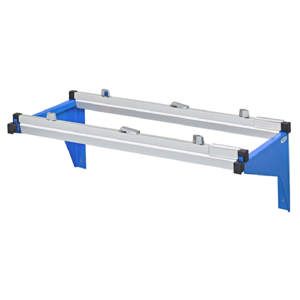 Alpine Industries ADI616-BLU Drop/Lift Wall Rack For Blueprints Blue