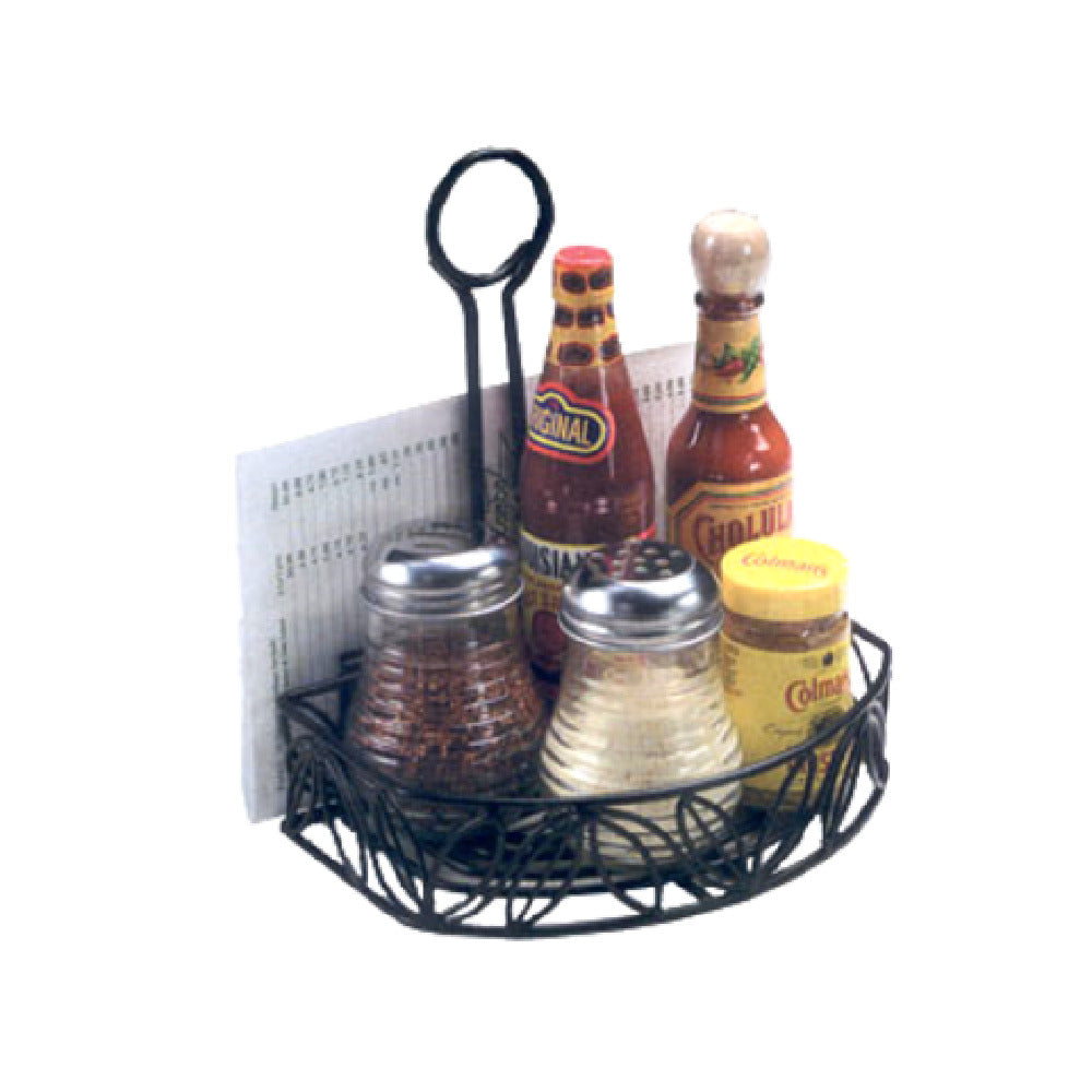 American Metalcraft CRL86 Ironworks™ Condiment Caddy 8-1/4"L X 6-1/4"W X 9"H