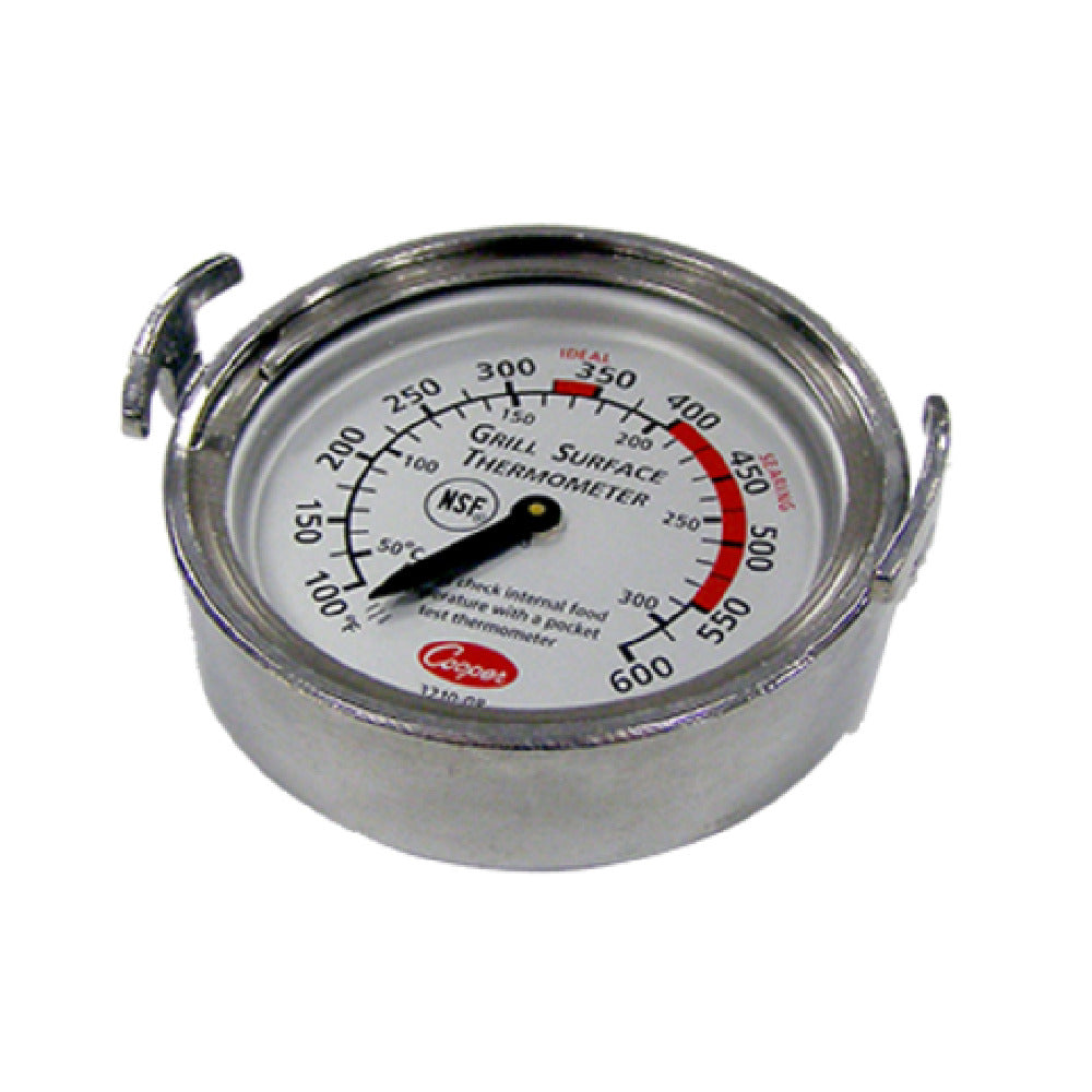 Cooper Atkins 3210-08-1-E Surface Grill Thermometer Dial Type 2-1/2" (6.3cm) Dia. With Turner Grips