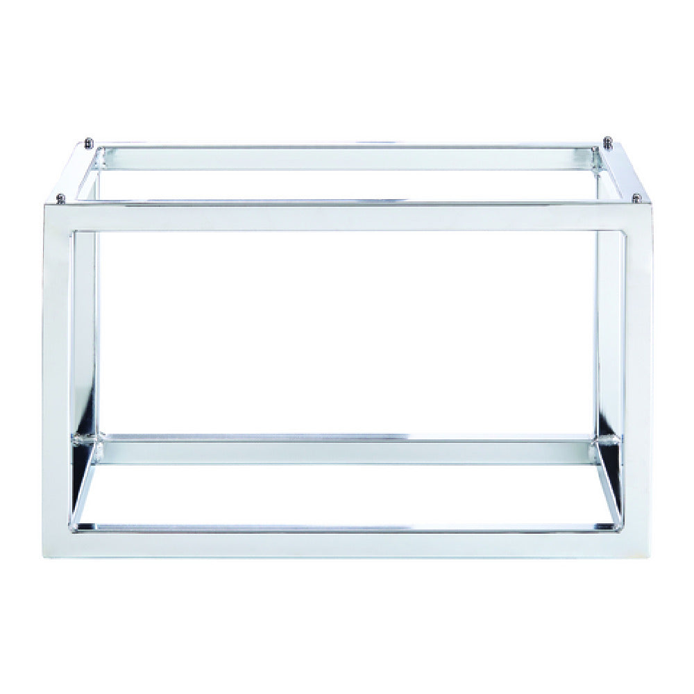 Hubert 14336 - Expressly Hubert® Display Riser, 10-43/100"L X 6-19/50"W X 7"H, Chrome-plated Metal Base