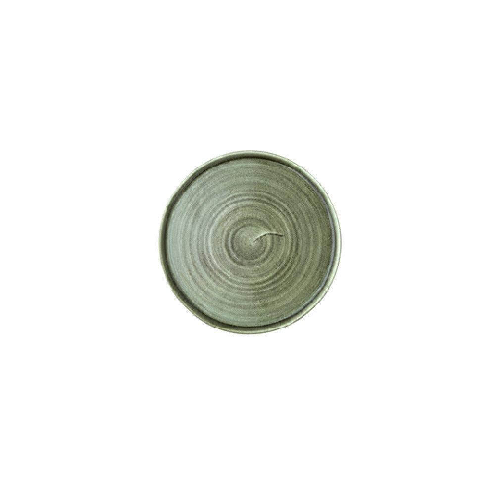 Churchill China PABGWP261 Walled Plate 10-2/8" Dia. Patina Burnished Green