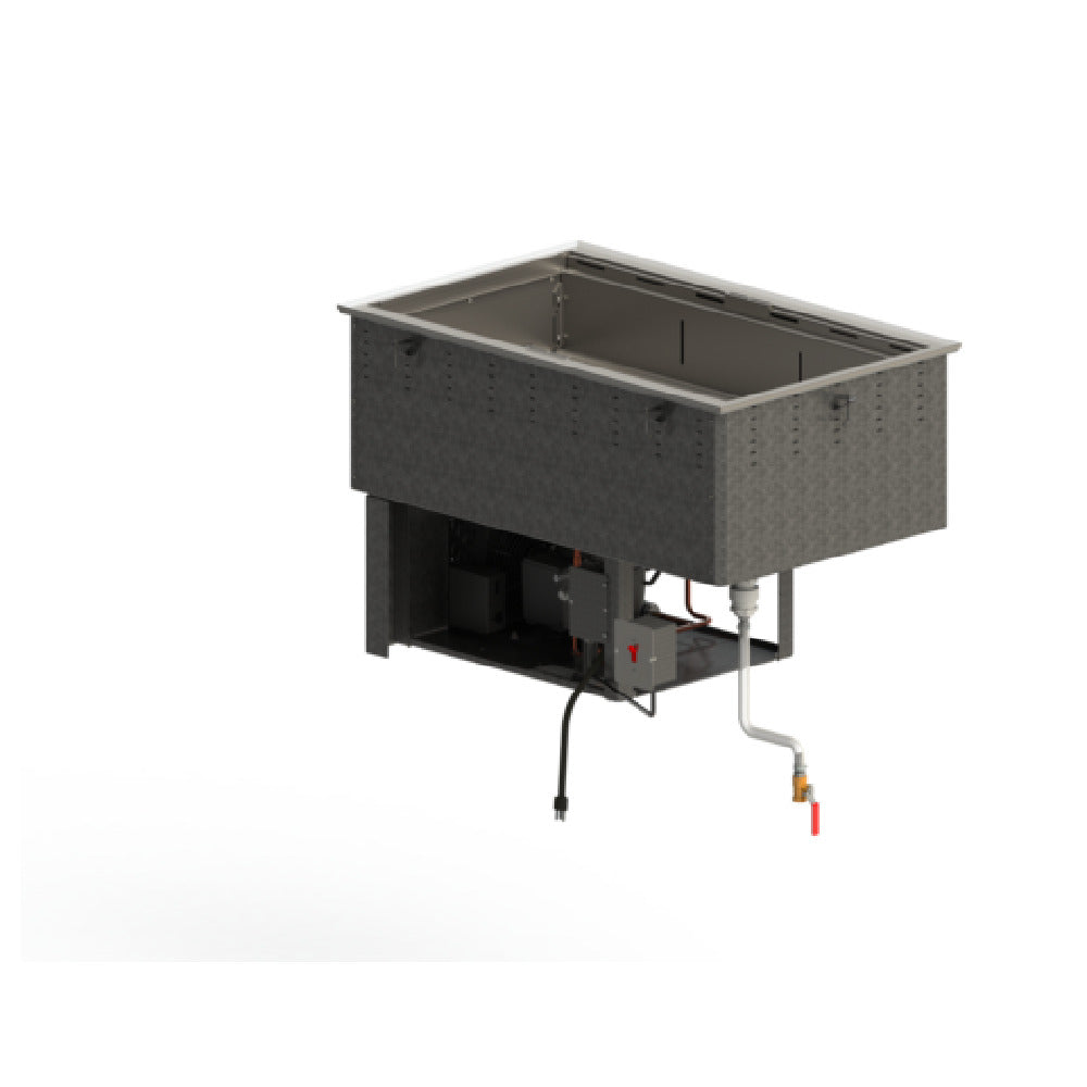 Vollrath FC-4CP-03120-FA-FF Forced Air Cold Pan Drop-In 3-pan Flat Flange