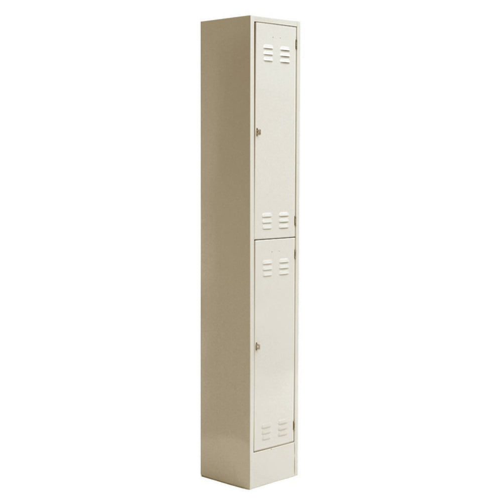 Hubert 10437 - Locker, 2-tier, 12" X 18" X 72"H