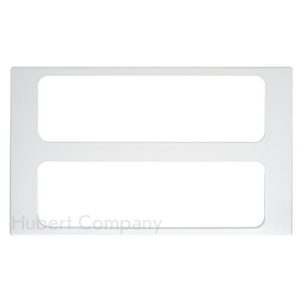 Hubert 11208 - Tile, 1/2-size Long, 2-cutouts