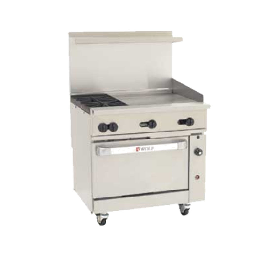 Wolf C36C-2B24G_NAT Challenger XL™ Restaurant Range Gas 36"