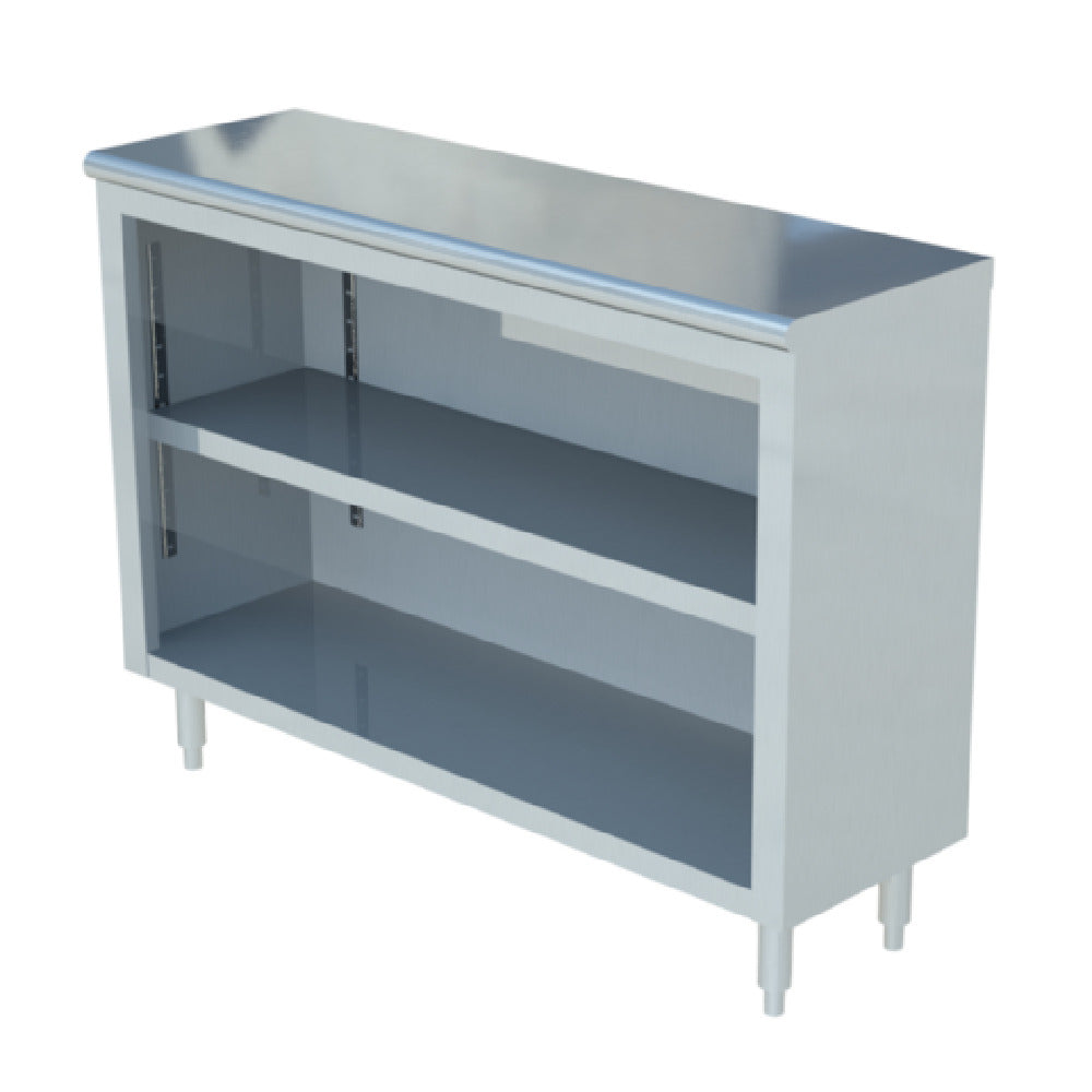 Sapphire Manufacturing SMDC-1560 Enclosed Base Dish Cabinet Open Front 60"W X 15"D X 36"H Overall Size