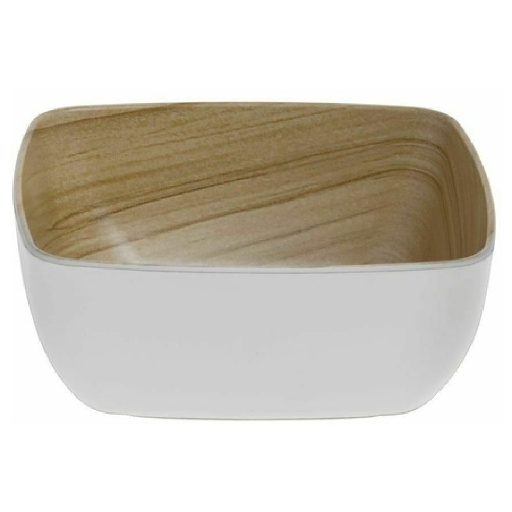 Hubert 13949 - Kalm Collection Bowl, 7"L X 6-3/8"W X 3"H, Rectangular