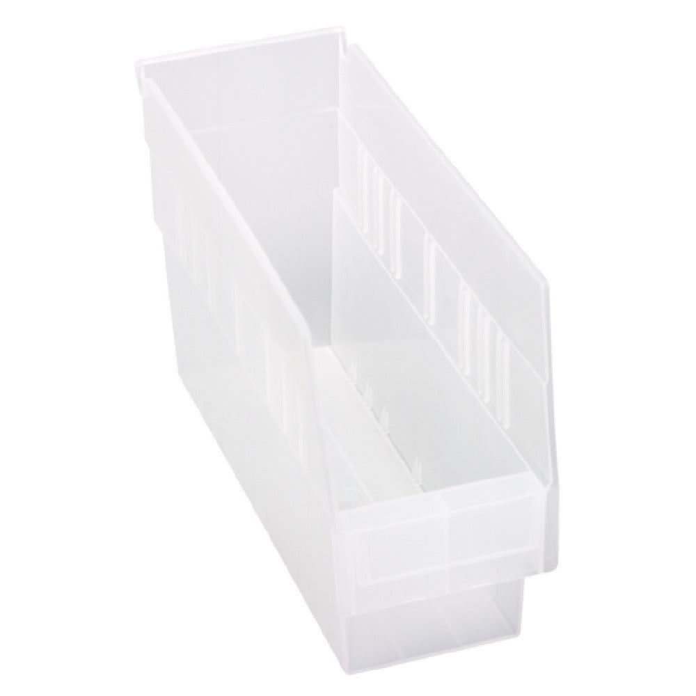 Quantum QSB201CLCS - Economy Shelf Bin, Nesting, 4-1/8"W X 11-5/8"L X 6"H