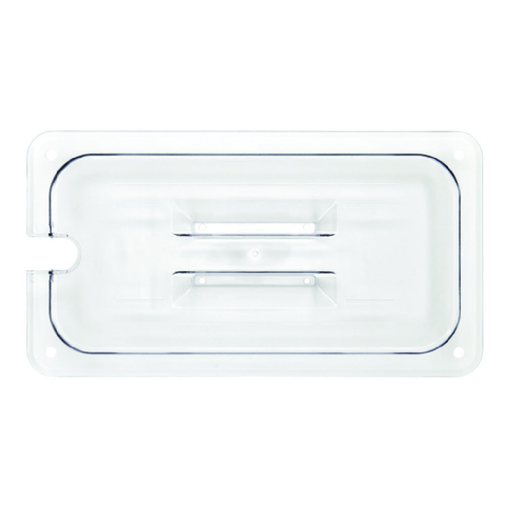 Hubert 26255 - Hubert® Notched Food Pan Cover, 12-4/5"L X 6-15/16"W, Third-size