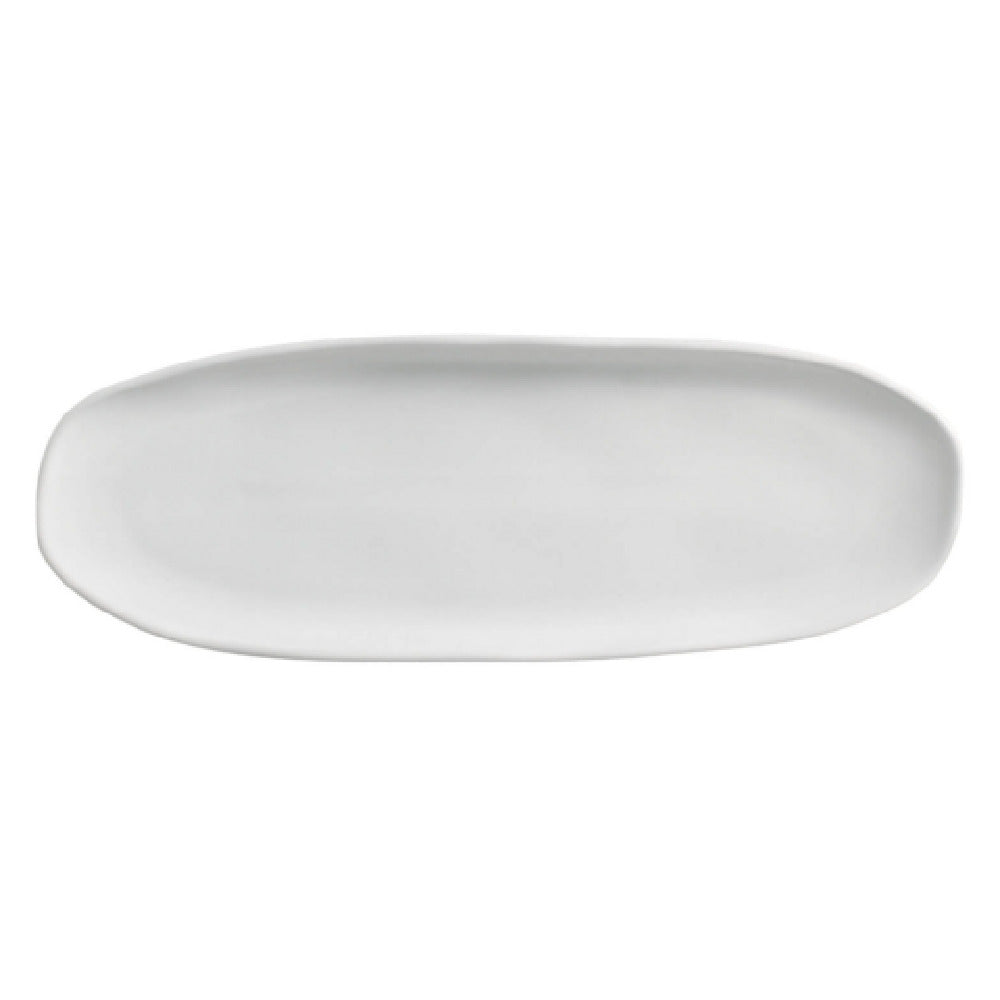 Porto Brasil 14214119801 - Shallow Organic Oval Platter Large, 5.1", Stoneware