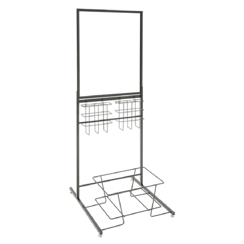 Hubert 65878 - Sign Holder, Floor Stand, 60"H Overall