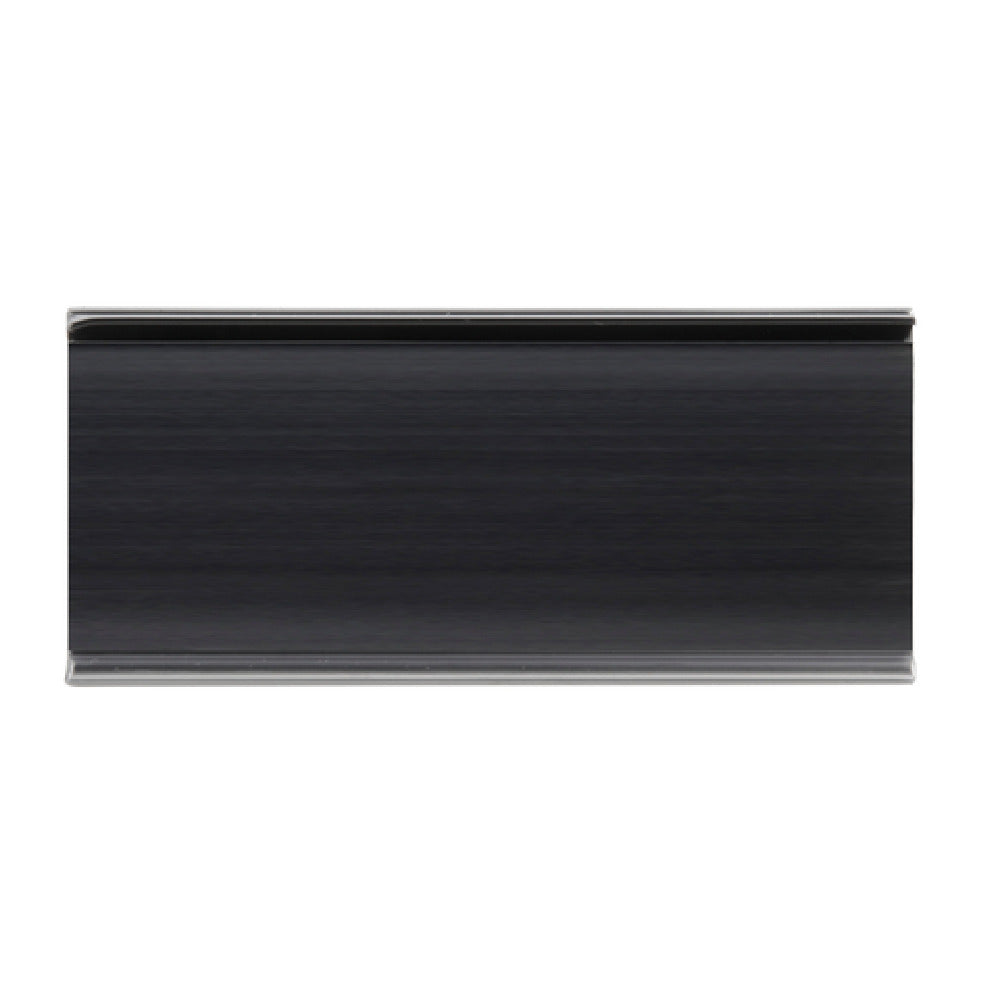 Hubert 38541 - Edge View™ Wire Shelf Label Holder For Metro Shelves - 3"L X 1 1/4"H