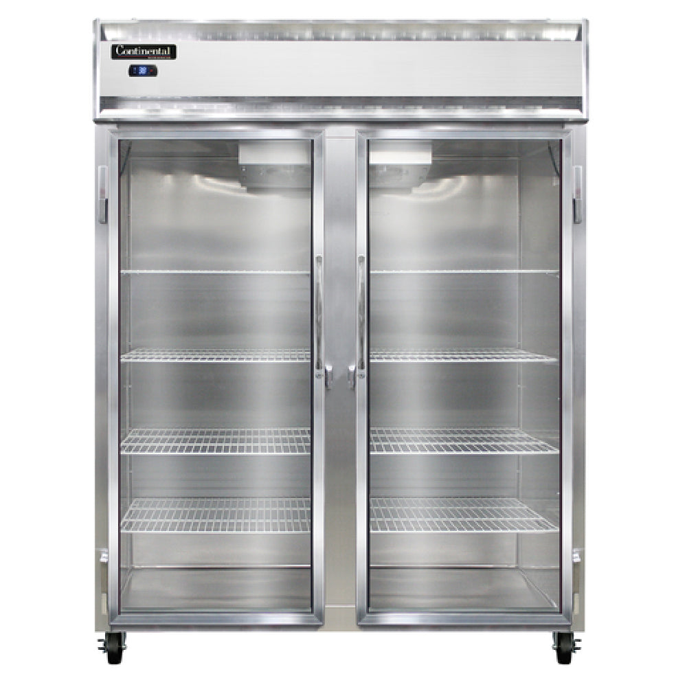Continental Refrigerator 2RESNSSGD Extra-Wide Refrigerator Reach-in 57"W