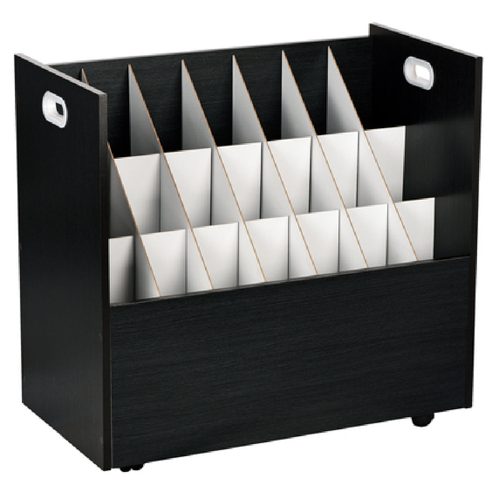 Alpine Industries ADI625-BLK Blueprint Roll File/Large Document Organizer Mobile