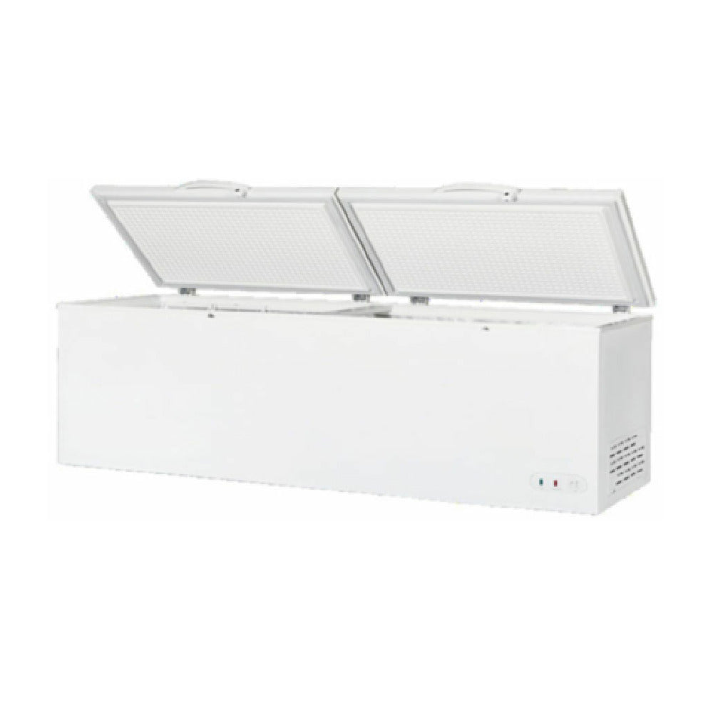 Hubert 69K-750 - Kratos® Solid Top Chest Freezer, 23.6 Cu. Ft. Capacity, Powder Coated Steel Exterior