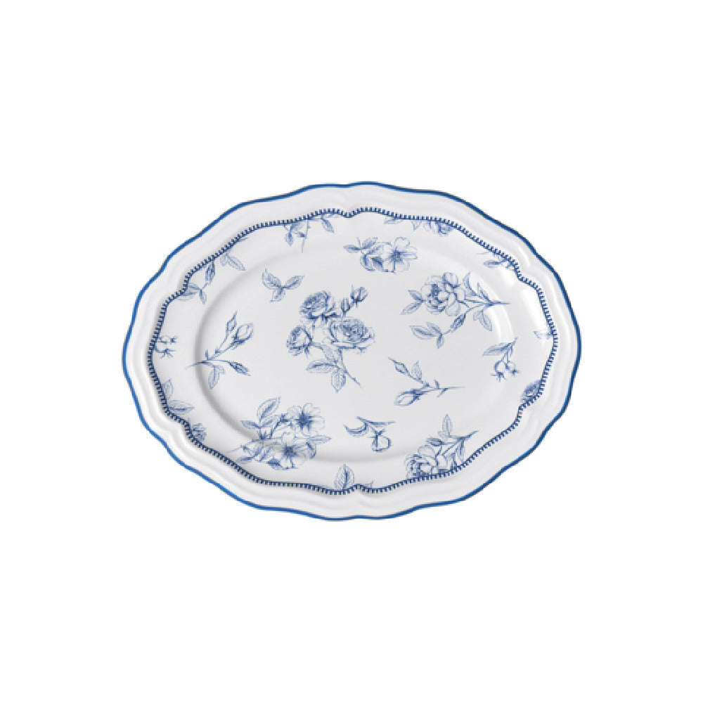 Steelite 62538FP818 Oval Platter 9.0" X 6.75" X 0.875" Adelina