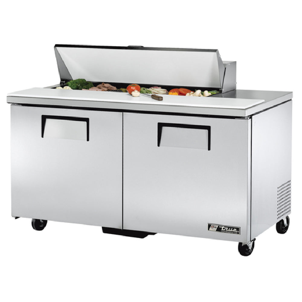 True Refrigeration TSSU-60-12-HC Sandwich/Salad Unit (12) 1/6 Size (4"D) Poly Pans