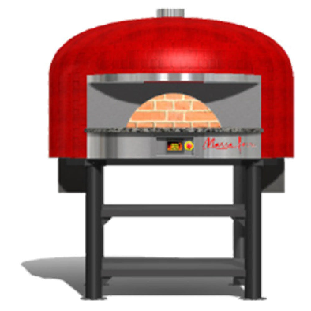 Marra Forni NP140G Neapolitan Gas Fired Oven 55.11" Dia. Interior Brick Deck (10-12) 8"