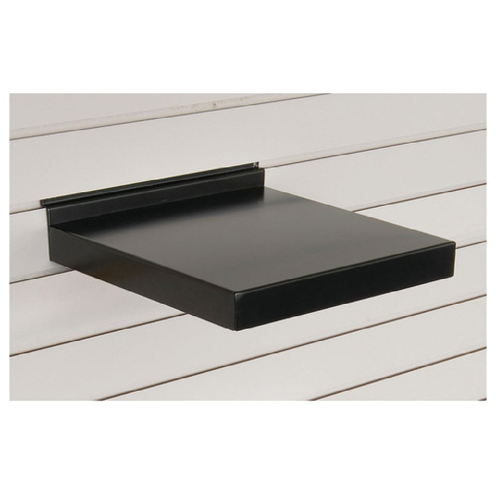 Hubert 74089 - Slatwall Shelf, 12"W X 12"D X 1-1/2"H, Metal
