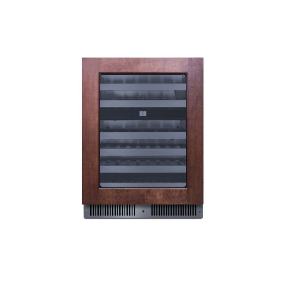 Summit CL244WC2PNR - Undercounter Dual Zone Wine Cellar, Built-in Or Freestanding