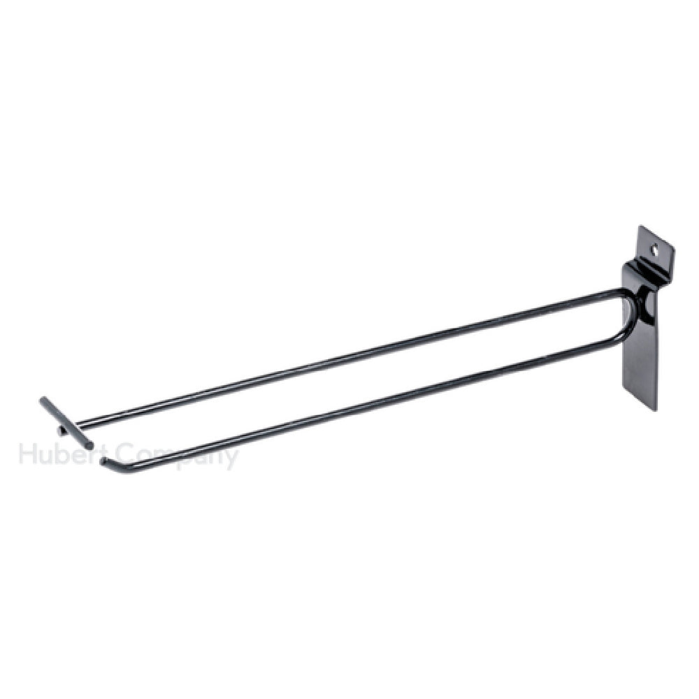 Hubert 86118 - Slatwall Scanner Hook, 10", Black (100 Each Per Case)