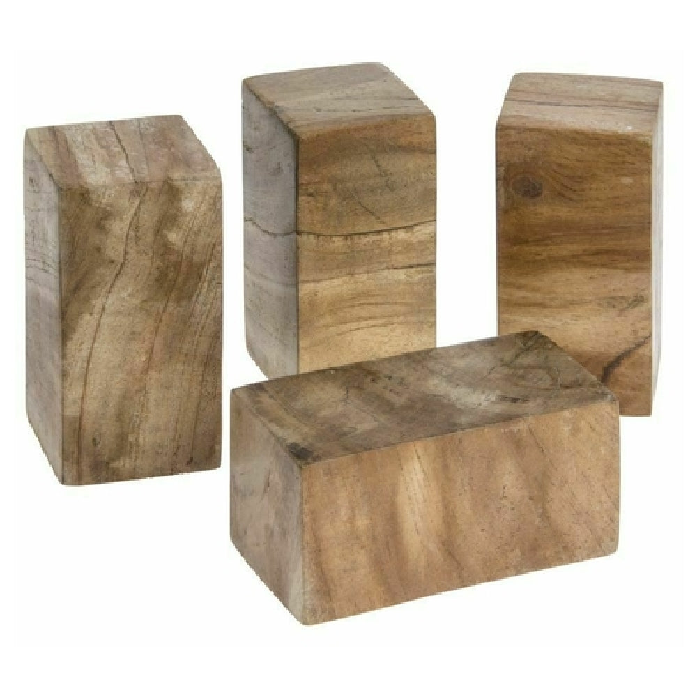 Hubert 67693 - Block Riser/Support Set, 4-piece, Includes (4) Each: 2"L X 4"W X 2"H Risers